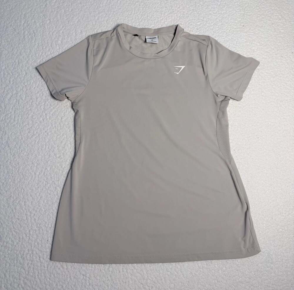 Gymshark Training Mesh Short Sleeve T-Shirt Size M Grey